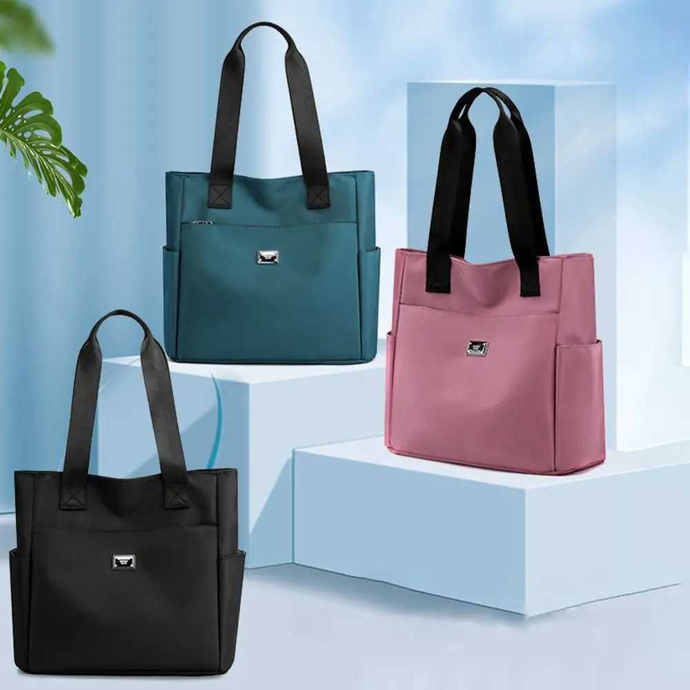 Evening Bags High Quality Shoulder Bag Large Capacity Handbag Lightweight Waterproof Nylon Tote Bags School And Travel Supply H261016