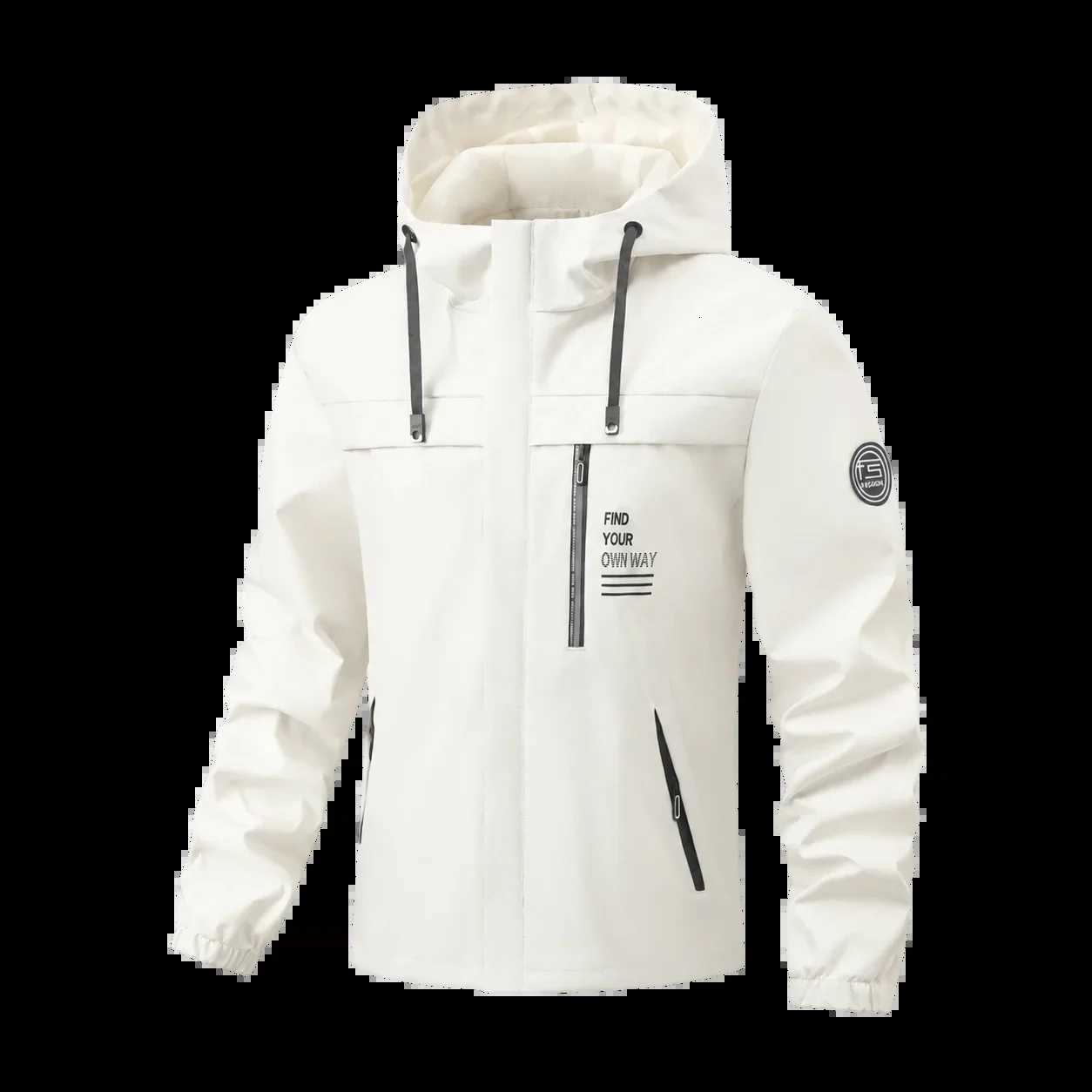 Outdoor Jackets Hoodies Fall 2026 Men's Administrative Pure Color Group Wear Fece Lined Stand Collar Outdoor Sty Standard Fit Spring YouthT2610