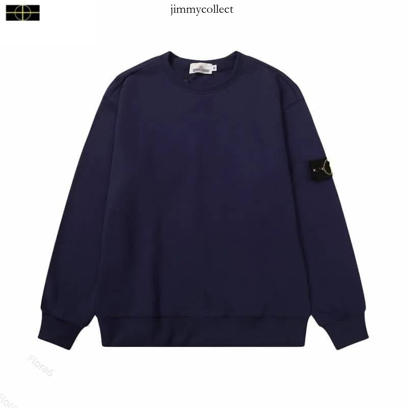 Pull Stone Long Sleeve Designer Brand Compass Badge Jacket Women Sweatshirt Hoodies Sweater Knit Round Neck Solid Color Sweaters Stone Pullover A 5c