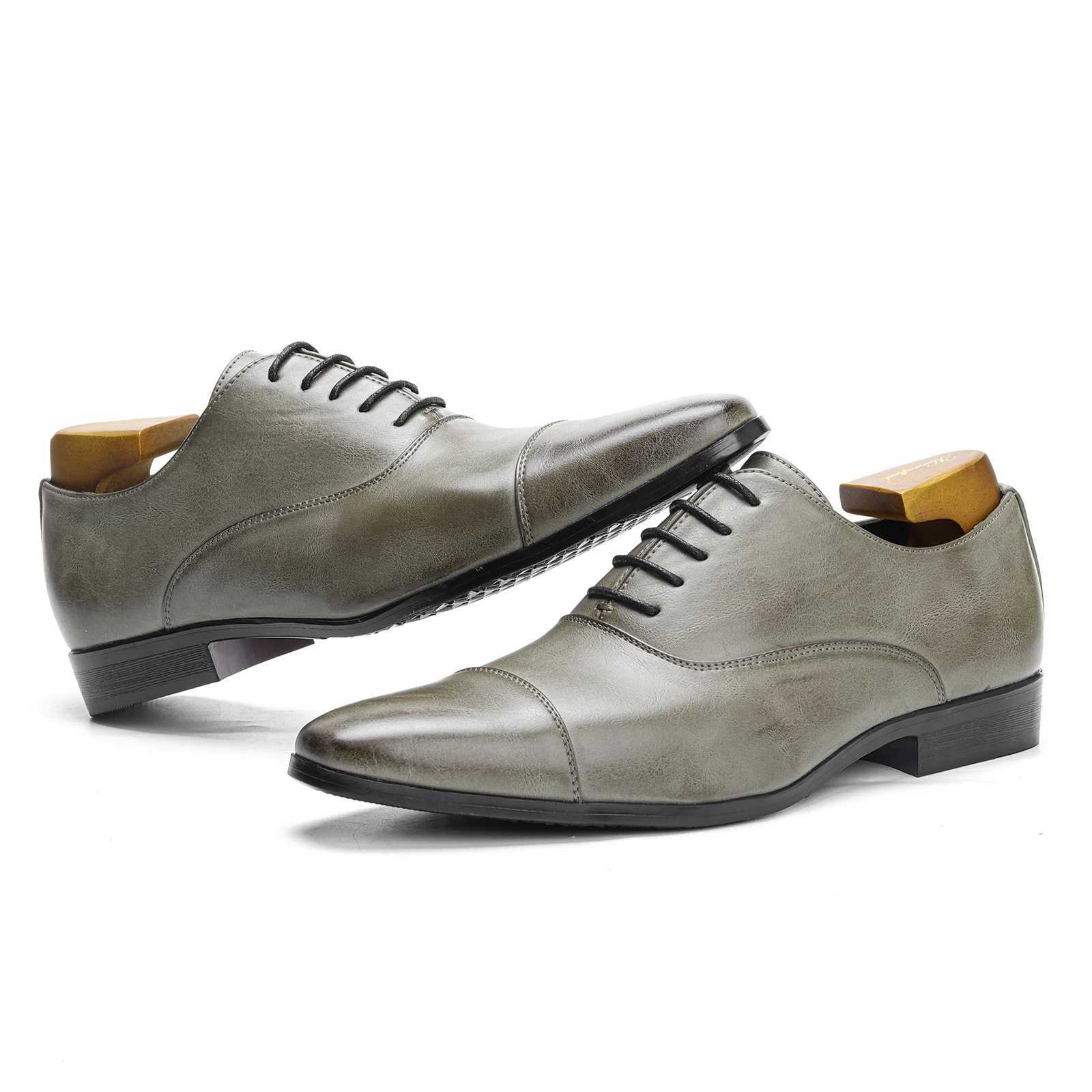 Leather Shoes For Men Gentleman'S Stylish Comfortable Business Formal Q10