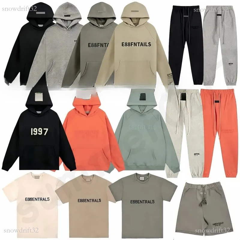 1977 hoodie Mens designer essential hoodie fashionable letter sports pants mens womens t shirt shorts long sleeved hoodie high street pullover coupl