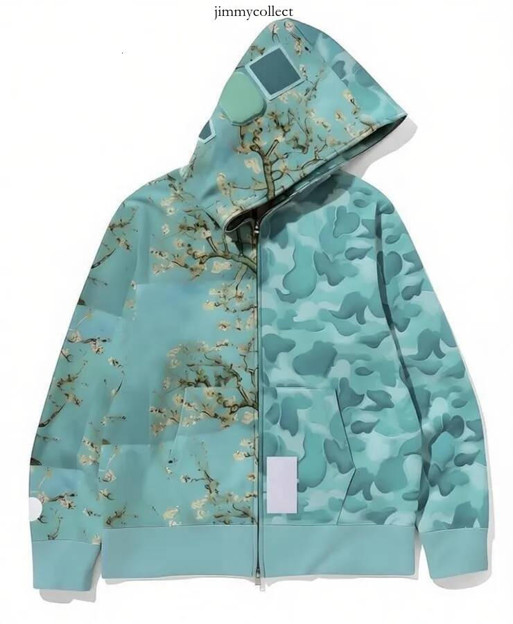 ape hoodie designer with print mens hoodie fashionable top street versatile long sleeved shirt M 258
