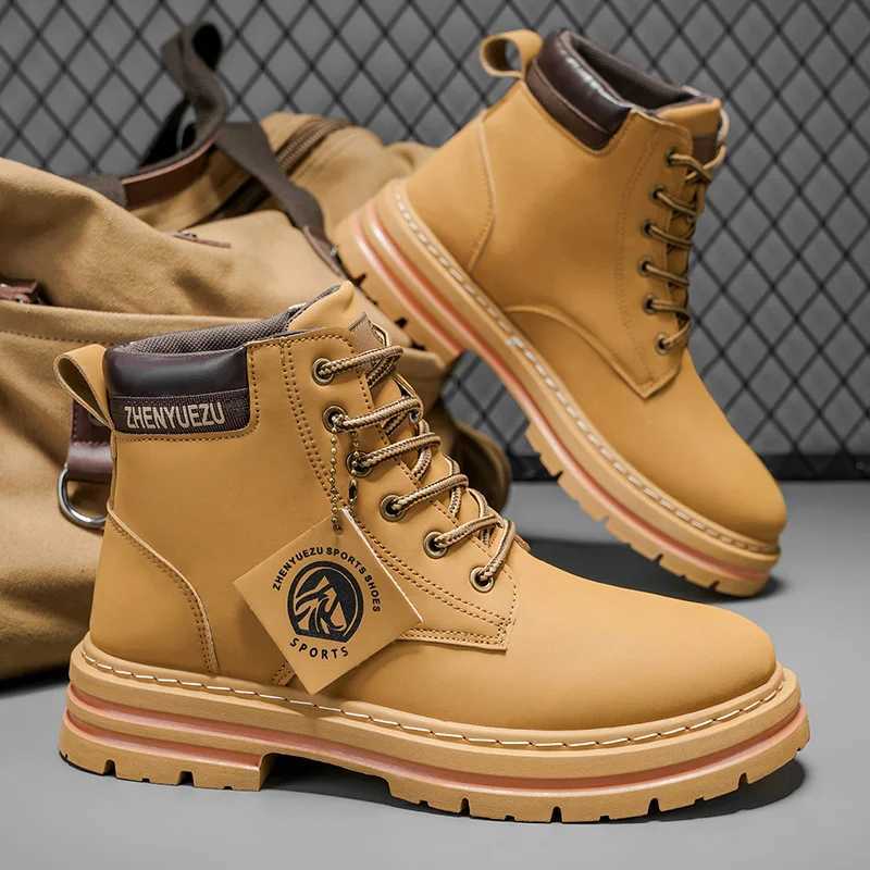 Autumn New HighTop Plus Size Casual Sports Shoes Outdoor Hiking Boots Comfortable Thick Sole Lightweight Walking Suitable for AllSeason Daily Activi