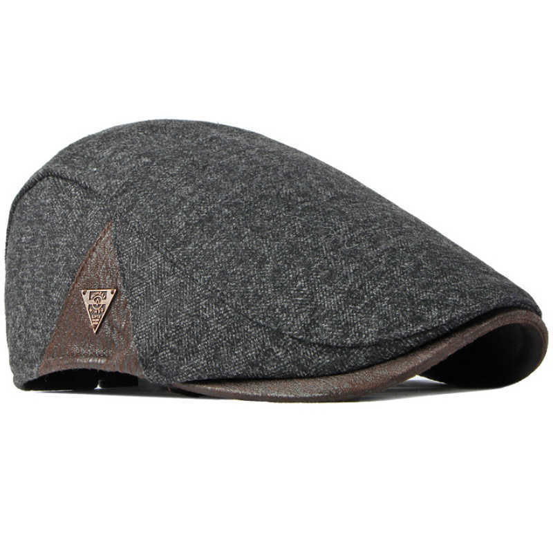 Berets HT3963 2023 New Beret Cap Men Women Autumn Winter Hat Male Female Flat Cap Vintage Artist Painter Beret Hat S261016GZKR