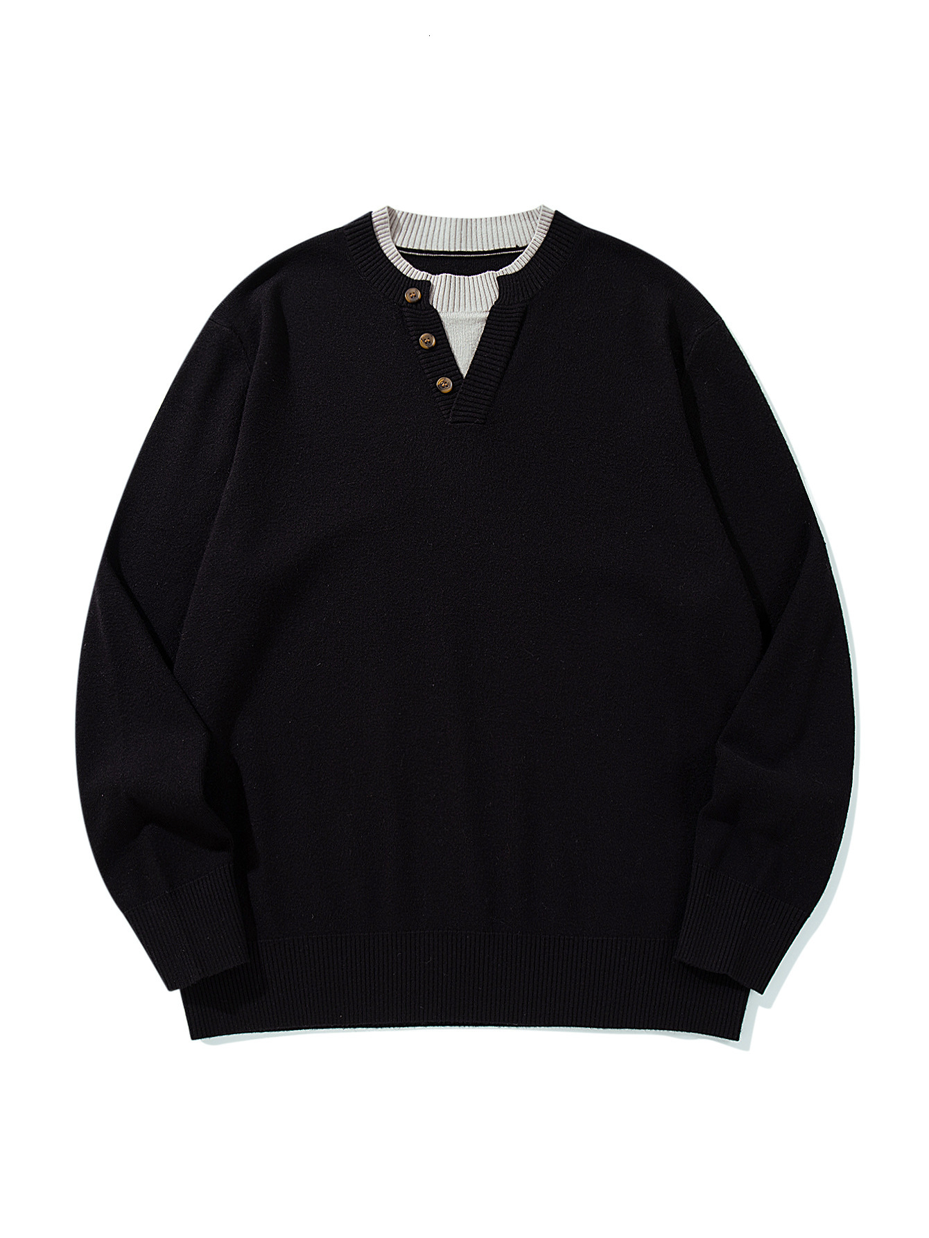 best selling New men's Korean-style old money 2026 autumn and winter versatile couple's round-neck long-sleeve knit sweater