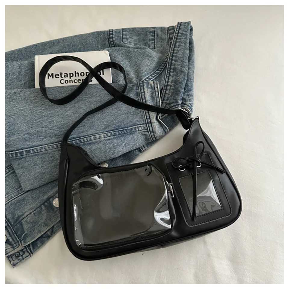 Totes Korean Crossbody Bag Unique Japanese Designer Handbag Preppy Purse High-Quality Ita Bag For K-Pop Enthusiasts Everyday Use X261016