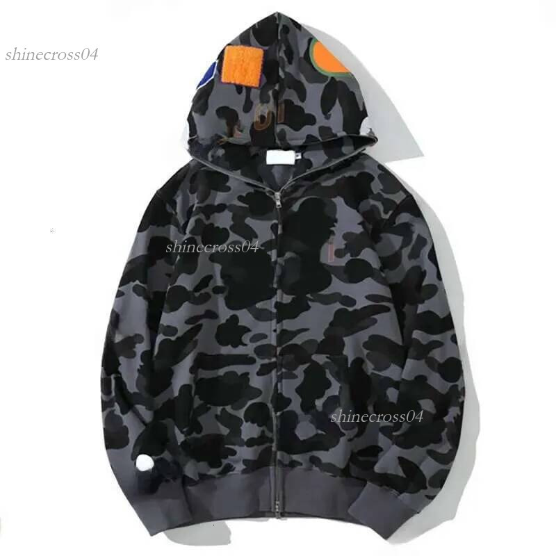 bathing App jacket Mens Designer Bathing Ape Hoodie Jacket Full Zip Up Jackets Men Women Sweetwear Camouflage Pattern Hoodie Sweatshirts For Male ap