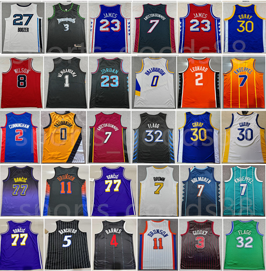 Basketbaltruien voor heren - Stephen Curry, Luka Doncic, Jalen Brunson Meer - Ademende, lichtgewicht uniformen voor jongeren