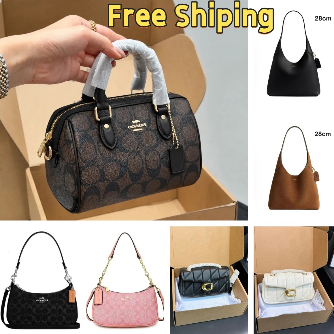 2026 Pink Designer Teri Tabby bag Luxury High Quality city Handbag Classic Wallet Women's Leather Crossbody Metal Chain Shoulder Bag AAAAAAA