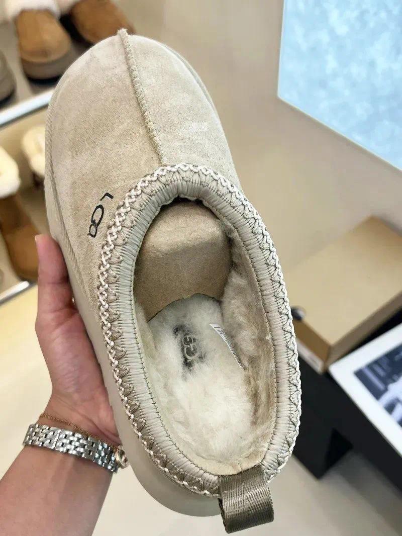 Tazz Slippers tasman fur Designer Shoes slides boot sandals classic ultra mini platform Unisex Suede Shearling Disquette Slipper Ankle Mules for Win