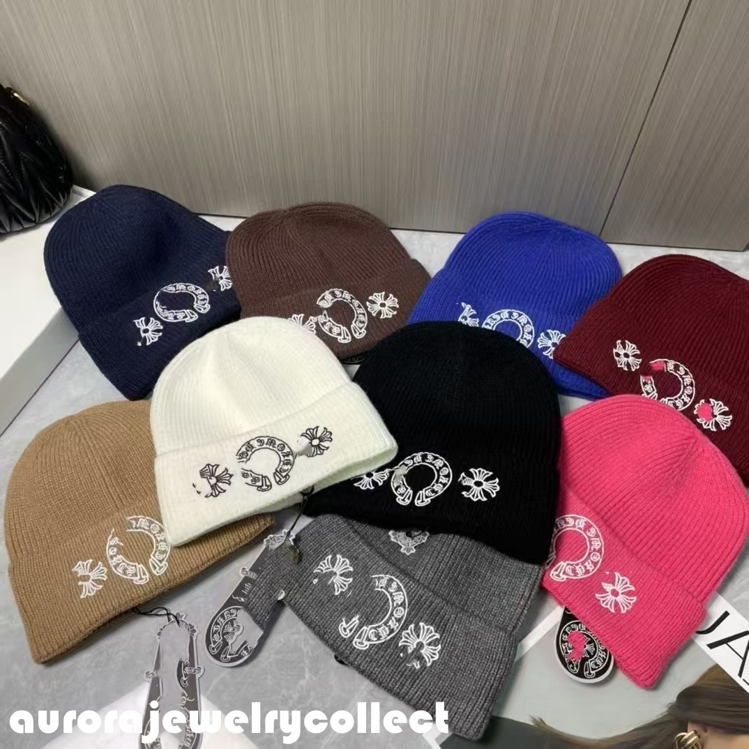Designer Beanies Men Women Knit Hat Bonnet Autumn Winter Thickened Sweet Cool Cross Pullover Warm Cold Trendy Knitted Ski