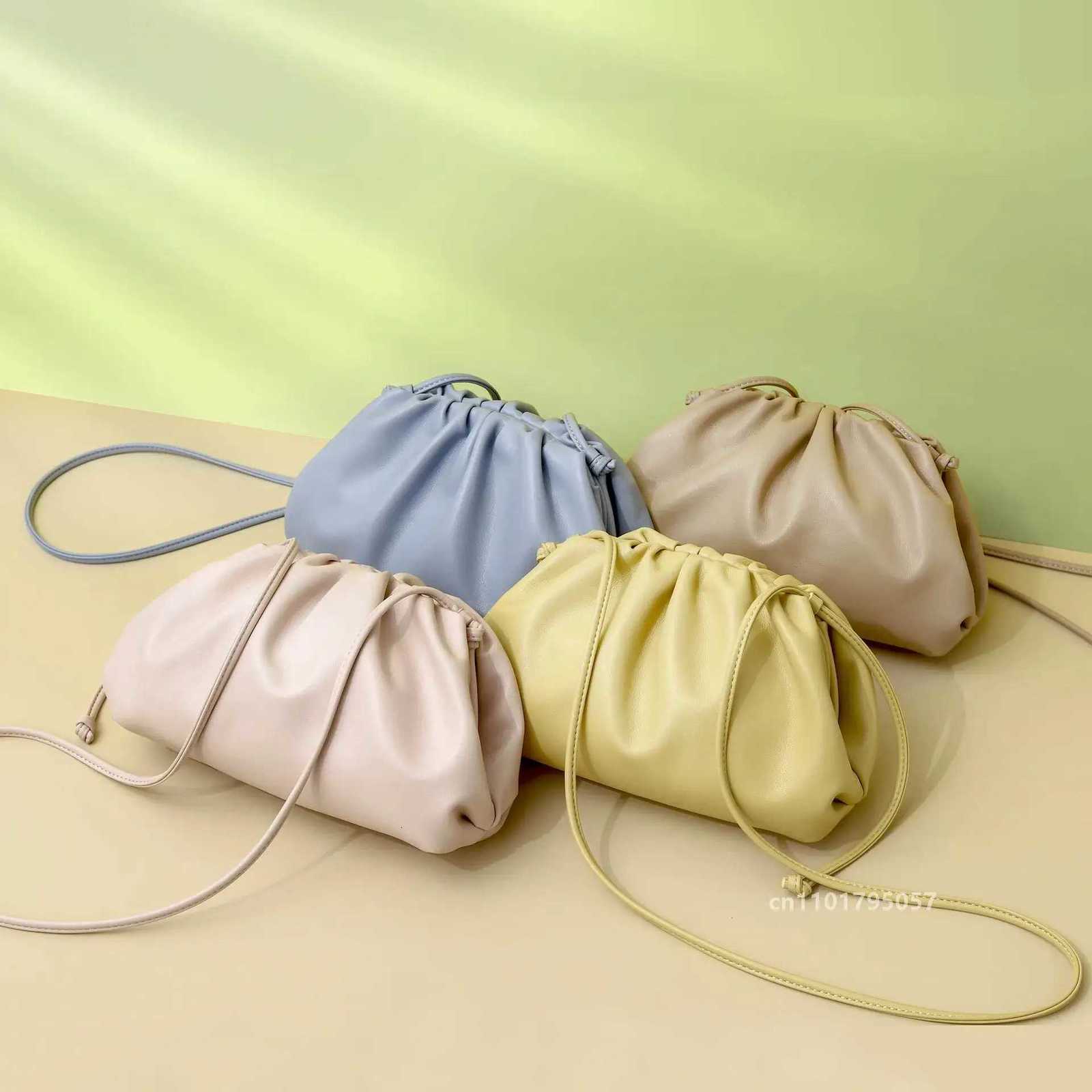 Totes Ladies Famous Luxury Brand Designer Synthetic Leather Y2k Cloud Bag Soft Color Small Women's Dumpling Crossbody Handbag Shoulder X261016