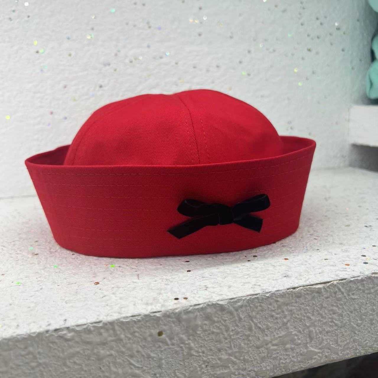 Hot Fashion New Products Bow Korean Sailor Hat Hot Style Jk Autumn Hat Women's Sweet Navy Hat High-end Octagonal Beret S261016FR21