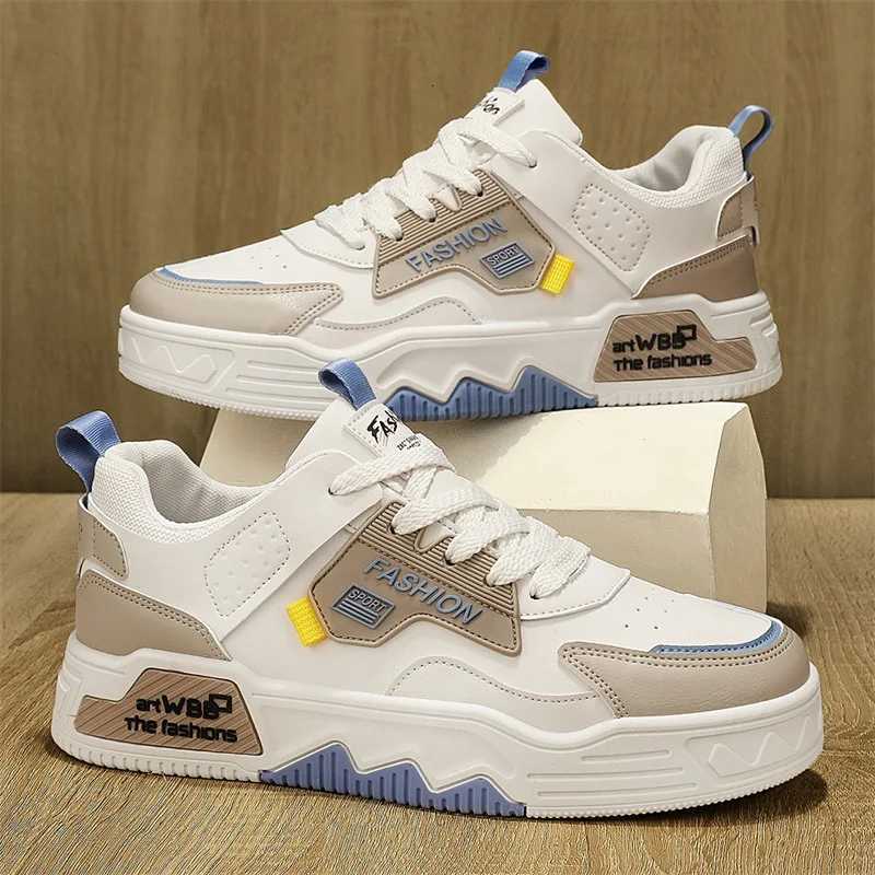 Casual Shoes Men's Street Fashion Skateboard Shoes Versatile Sport Casual Sneakers Youth College Style White Shoes H261016