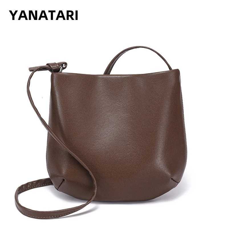 YANATARI Genuine Leather Woman Bag Cowhide Shoulder Bag Soft Leather High Quality Crossbody Mobile Phone Bag X261016