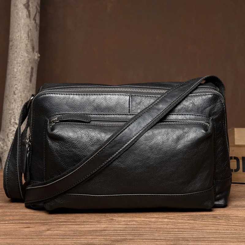 Cross Body Leisure crossbody bag for men made of genuine leather single-shoulder bag stylish Korean version small backpack trendy H261016
