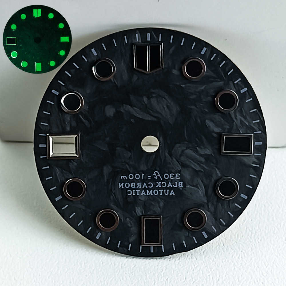 NH35 28.5mm 8215 high-quty carbon fiber dial cessory BGW9/C3 luminous dial suitable for NH35/NH36/8215/2824 ments S261016Z7ZS