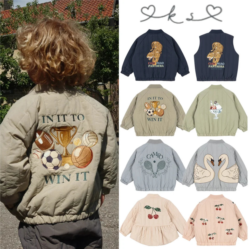 KS 2026 Winter Baby Boys Cartoon Lambswool Jackets Coats Kids Clothes Girls Sequin Flight Suit Jackets Toddler Outerwear Jacket261016