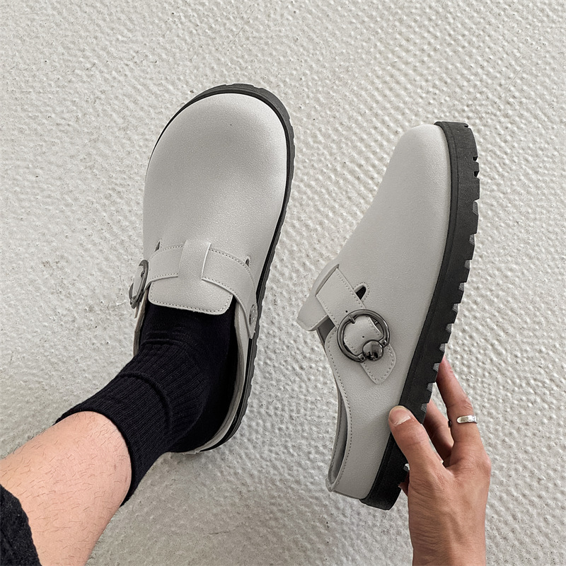 2026 New Slippers Mango Head Low-Top Slip-On Loafers, Men's Z506
