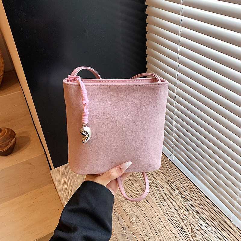 Totes Stylish Design Exquisite Faux Suede Square Shoulder Bags Solid Zipper Personality 2025 Autumn Winter New Armpit Bags for Women X261016