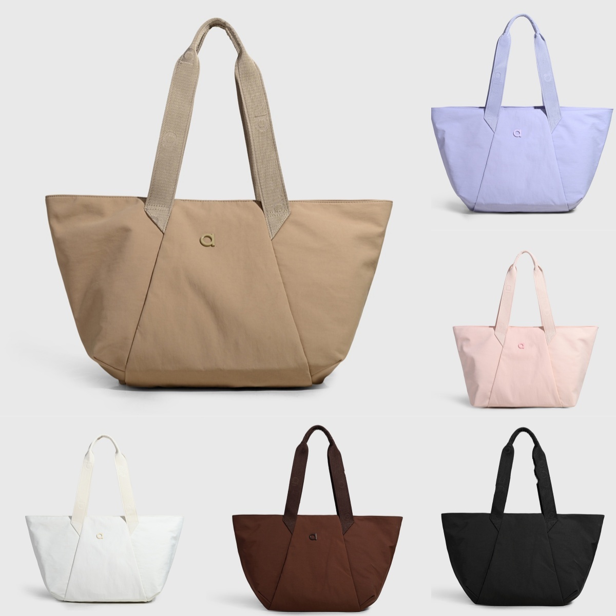 3083AO Large Capacity Women Bag Expandable Travel Handbag with Single Shoulder Strap Lightweight Commuter Bag for Ladies Versatile Canvas Tote Cross
