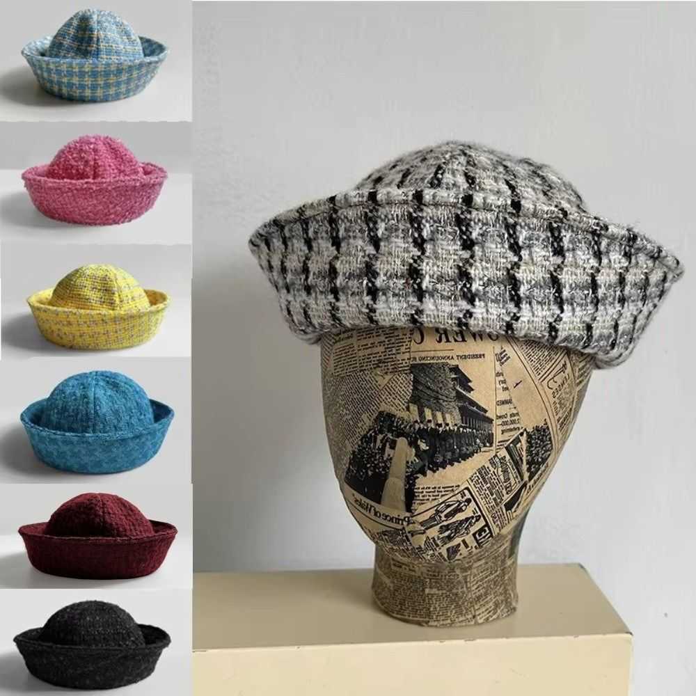 Retro Fashion Berets Sweet Versatile Bucket Hat Naval Style Hat Women S2610163Y41