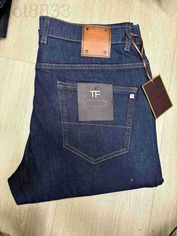 Men's Jeans Designer For Mens Thick Trousers Straight Slimming Cut Retro Classic Style Simple Wear 0Z66