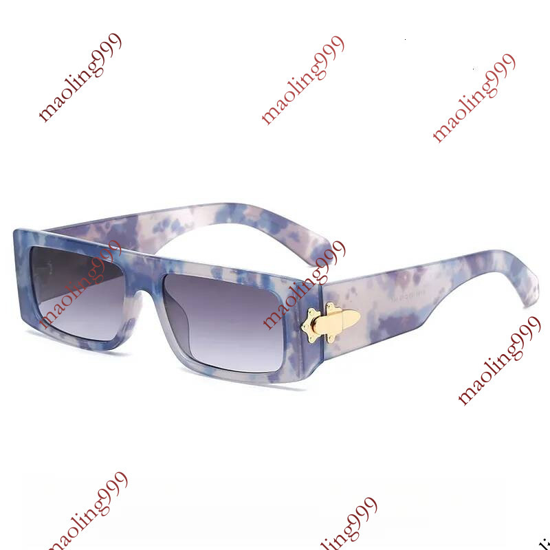 luxury outdoor new millionaire square frame retro mens and designer womens cross border fashion modern sunglasses