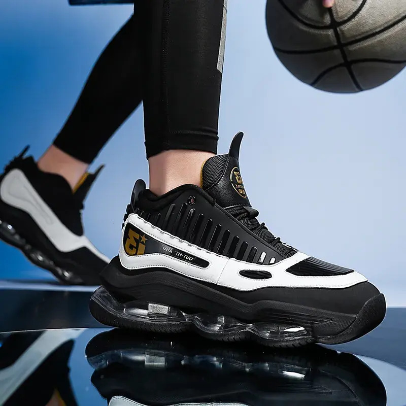 Men Shoes Iverson 2026 Spring Autumn Breathable Men's Mid Top Basketball Air Cushion Breathable Durable Sneakers Student Guard Performance Game