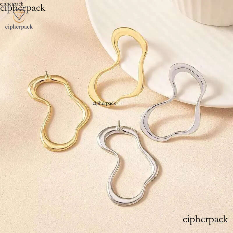 DHCollections Trend Metal Geometric Heart shaped New Design Irregular Simple Earrings Women's Fashion Accessories Gifts 2025 55