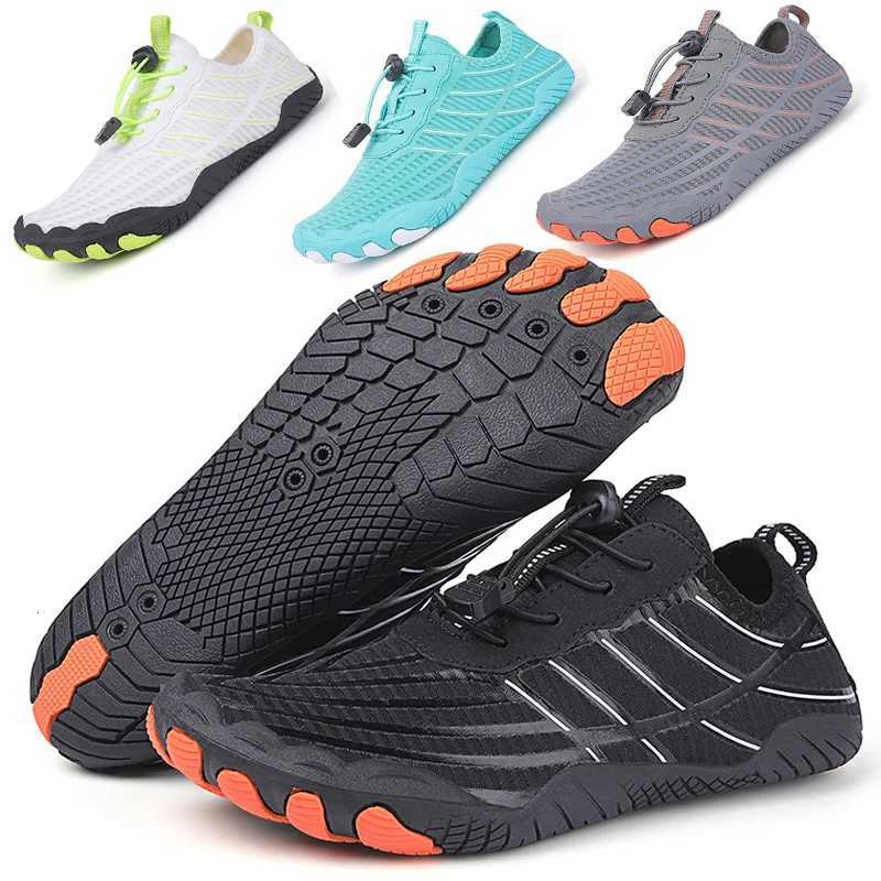 Casual Shoes Unisex Barefoot Shoes Men Outdoor Beach Water Sports Upstream Aqua Shoes Women Gym Sport Running Fitness Sneakers for Lake Hikin H26101