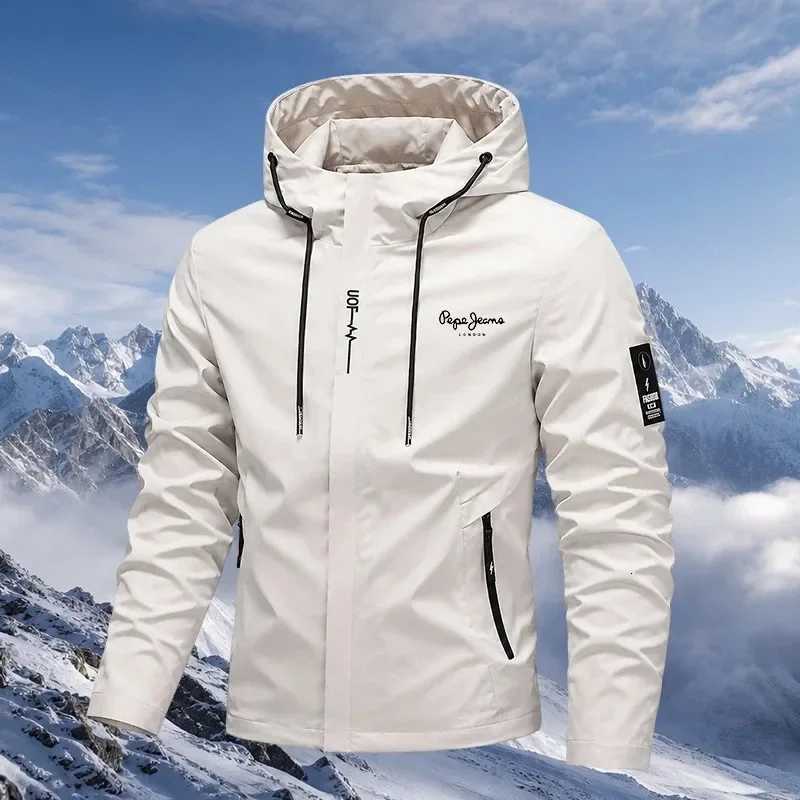 Outdoor Jackets Hoodies Men Anorak Pullover Windbreaker Half Zip Hooded Coat Wind Resistant Spring Autumn Cam Outdoor Zipper Closure Adjustab HoodT2