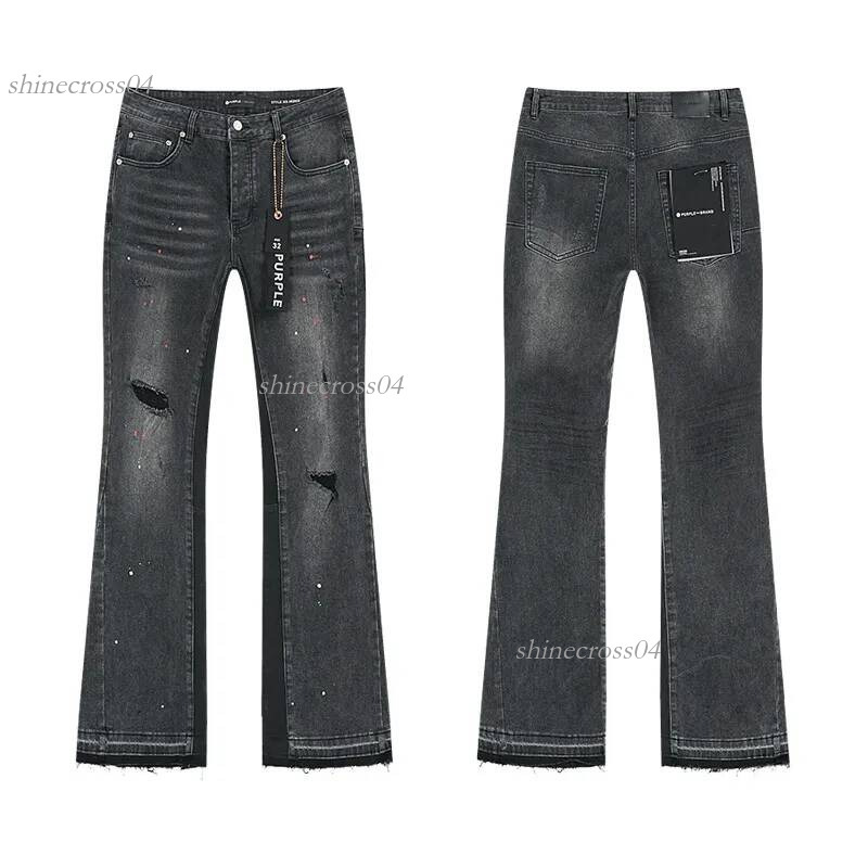 purples Jean Designer Mens Flared Jeans Purple Jeans For Mens Jorts Denim Pants Fashion Womens Trends Distressed Black Ripped Biker Slim Fit Sweatpa