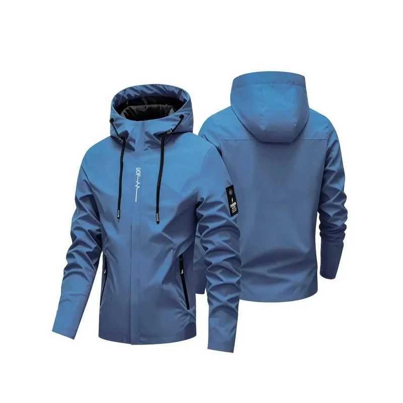 Outdoor Jackets Hoodies New Men's Softshell Waterproof Hooded Zipper Outdoor Lightweight Hiking CamT261016