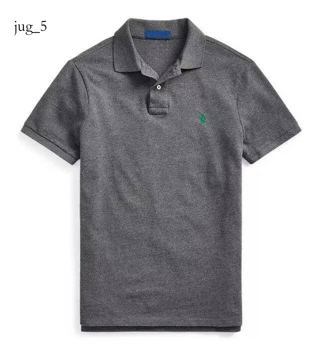 Quality Spring Luxury Italy Men T Designer Shirts High Street Embroidery small horse Printing Clothing Mens Brand polo Shirt size S 2XL ad 708