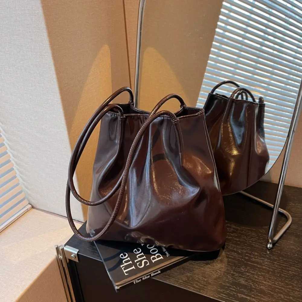 Evening Bags Casual Large Capacity Shoulder Bag PU Leather Solid Color Crossbody Bag Tote Handbag Women H261016