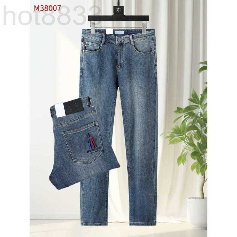 Men's Jeans Designer Custom-made High-quality Slim-fit Straight Retro-style Motorcycle Jeans, Luxurious And Stylish ENLU