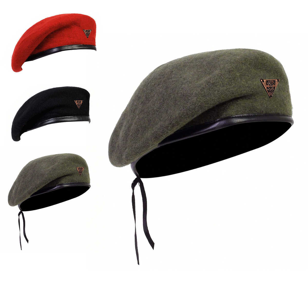 FASHION Unisex DENIM Letter Label Beret Hat Men and Women Painters Hats Autumn and Winter Warm Berets Flat Caps S261016UJB7