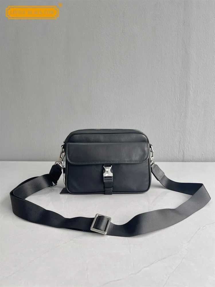 Shoulder Bags High Street Casual Mens Single Shoulder Bag Hasp Zipper Soft Cowhide Genuine Leather Solid Color Office Men Crossbody Bags New H261016