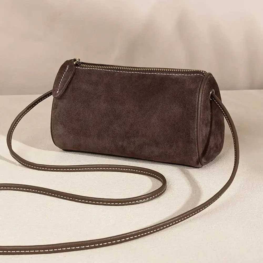 Totes New Vintage Women Suede Handbag Elegant Fleece Shoulder Bag Luxury Casual Crossbody Bags for Ladies X261016