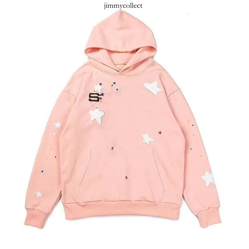 Spider Hoody Young Thug Women High Quality Foam Print Web Graphic Pink Designer Hoodie Jacket Tracksuit Men Polo Veste Coat Sweatshirts Y2k 916