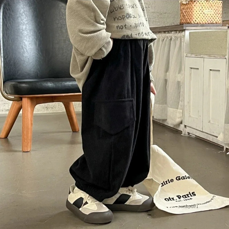 2024 Children's Casual Pants 1-7Y Boy Girls Baby Spring Autumn Pants Kids Trousers Clothing261016