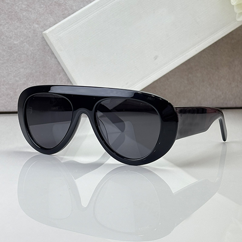 Womens Designer STAMP 01 Sunglasses in Acetate CL40340U Fashion Acetate Oversized Frame Pilot Glasses Mens Womans Outdoor Sports Multi functional Su