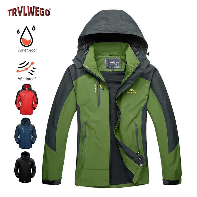 Outdoor Jackets Hoodies Men's Lightweight Waterproof Rain 5000mm Windbreaker Lined Casual Spring Autumn Fishing Hiking Outdoor isureT261016
