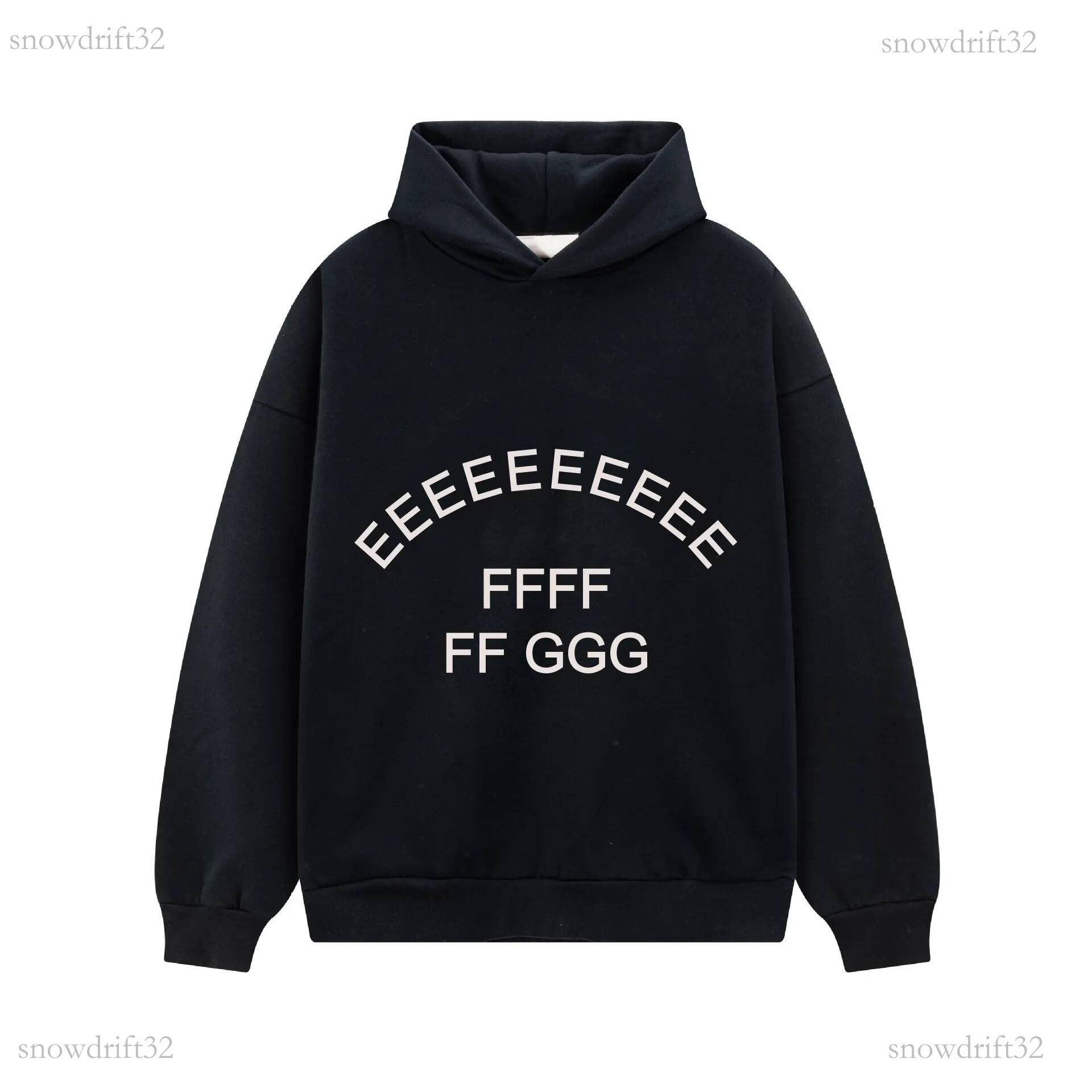 1977 hoodie Designer essential Hoodies Tide Brand Letter Printed Plus Velvet Hooded Sweatshirt Men Women High Street Casual Loose Oversized Hoodies