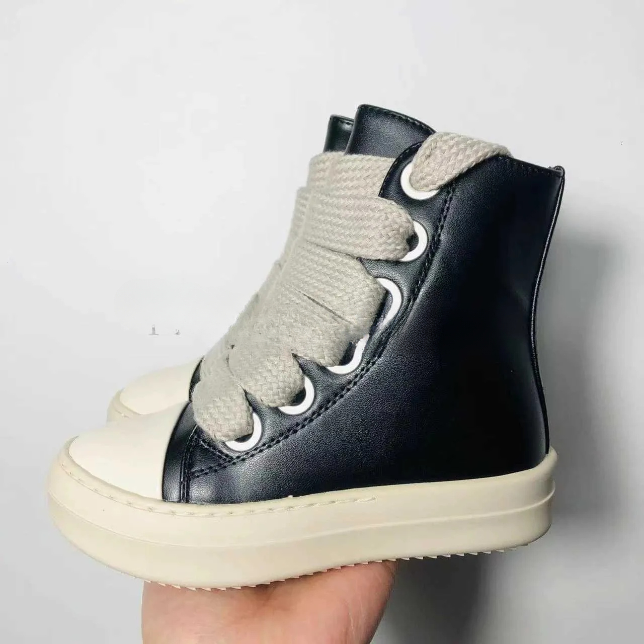 2026 New Children Sneaker Boys perfume Girl Kids Shoes PU cologne Leather Jumbo Shoeslace Flat Light Weight Sports Tennis Boots Owen Luxury Design D