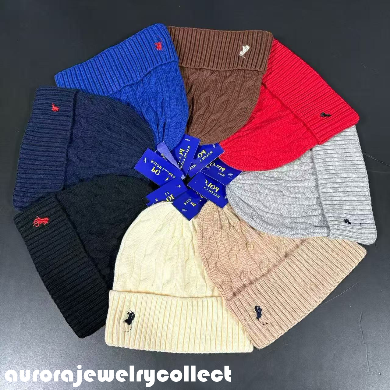 Designer Beanies Men Women Knit Hat Bonnet Autumn Winter Small Horse Embroidered Knitted Beanie Couples Versatile With Three Labels