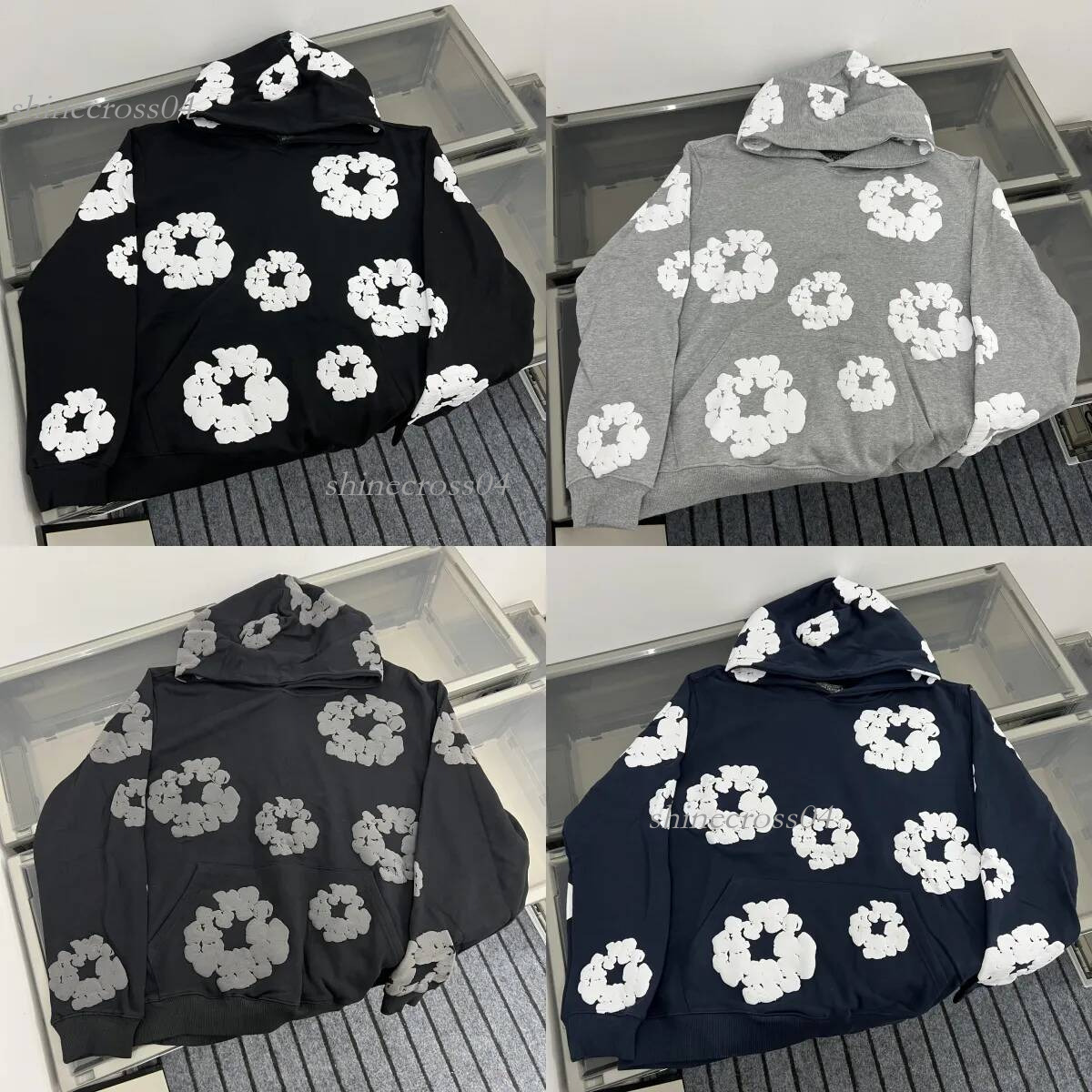 Wreath Sweatshirt designer men Denim Hoodies jackets designer hoodies sweater sweats mens hoodie pull sweatshirt y2k clothes men designers sweat bla
