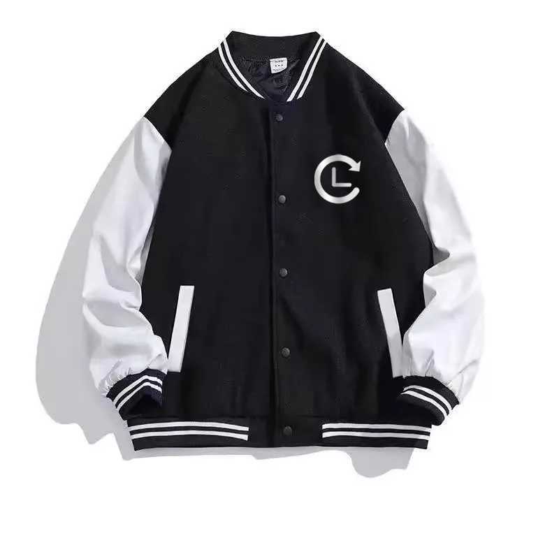 Click Men's Jackets Anime Link Cheng Xiaoshi Baseball Jacket Women Men Bomber Jacket Outerwear Shiguang Daili Ren Charles Baseball Uniform N261