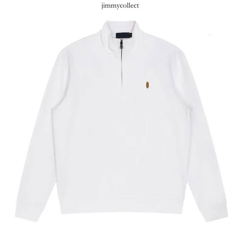 polo cardigan men designer knit Horse sweater quarter zip pull homme mens pullover half zipper luxury brand casual jumper autumn wool 891